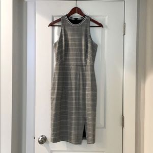 Banana Republic high neck line plaid sporty dress